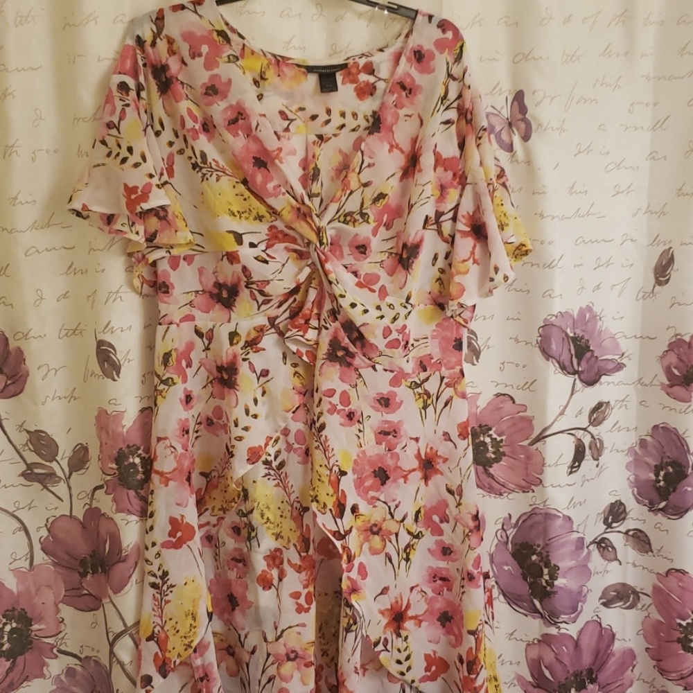 High low sheer blouse.